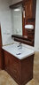 毓扬 实木落地浴室柜组合橡木卫浴柜新中式洗脸盆洗手池卫生间台盆柜 90公分 实拍图