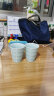 瓯江 瓯江（OUJIANG） 龙泉青瓷茶具创意清新女士无把琉璃水杯子 无把琉璃水杯粉青 实拍图