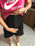 伶俐蜜语运动塑身衣健身束身衣束腰带女腰封产后收腹束腹带收腹带塑腰带 9骨黑色透气标准款 25CM S(建议腰围62-68CM) 实拍图
