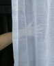 卡娜姿透光不透人阳台现代窗纱帘朦胧透光客厅白纱半遮光防尘防蚊防晒 宽2.7米*高2.6米挂钩式一片装 实拍图