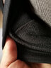 安踏运动长裤女 冬季收口小脚裤子内里加绒针织运动裤 （加绒款）基础黑 XL(175/80A) 实拍图