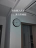 迪高简约表石英钟挂墙客厅挂钟电子家用钟表墙壁挂式大厅墙上时钟挂表 黑色 刻度 实拍图