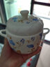 友来福燕窝炖盅陶瓷带盖子隔水蒸蛋碗大小号双盖家用内胆蒸汤盅炖罐0.6L 实拍图