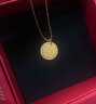 潮宏基十二生肖黄金吊坠女士足金小马生肖马年本命年礼物蛇年挂坠 计价U 兔宝宝 2.1g（不含项链） 实拍图