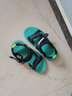 巴布豆童鞋男童凉鞋夏季新款中大童孩子防滑耐磨轻便软底男孩儿童沙滩鞋 BBD-XT0173黑绿 33码 鞋内长21cm 实拍图
