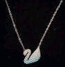 施华洛世奇（SWAROVSKI）【母亲节礼物】施华洛世奇天鹅 ICONIC SWAN  项链 优雅魅力 蓝色渐变（大）5512095 实拍图