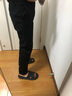 利郎轻时尚官方男装春夏新款休闲裤男纯色弹力通勤易打理轻薄透气长裤 黑色 32 (175/82A) 实拍图
