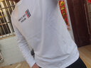 诚宜佳长袖T恤男春秋季男士T恤长袖宽松男装秋衣长袖卫衣男打底衫上衣男 THE白+小鹿角白 3XL 建议165-180斤 实拍图