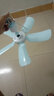 祥珑小吊扇床上小型迷你微风扇宿舍学生蚊帐家用卧室电风扇 六叶吊扇+3米延长线【总长4米】 实拍图