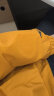 鸿星尔克（ERKE）保暖棉服男女时尚运动外套秋冬简约上衣【电池熊猫】暖阳橙 3XL 实拍图