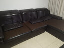 超之源皮沙发专用防滑垫冬季真皮沙发垫高档坐垫皮沙发保护套罩四季通用 舒适透气-深咖色 特殊尺寸定做专拍 实拍图