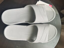 惠夫人拖鞋夏季旅行可折叠凉拖鞋EVA飞机便携防滑旅游洗澡出差酒店简易 旅行拖 浅灰 42-43 实拍图