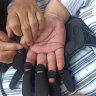中量手功能康复机器人手套手部康复训练器材分手指锻炼分指板电气动   MLK-5007YL 实拍图