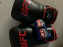 UFC 泰击手套泰拳自由搏击MMA训练成人儿童初学者练习拳套打沙袋拳套 UFC经典黑红白配色 12OZ 实拍图