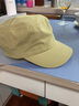 MARCWOOD 帽子夏天男 平顶帽薄款速干棒球帽大头围网眼凉帽遮阳透气鸭舌帽 卡其色 均码 可调节约（56-61cm） 实拍图