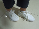 GCTC柏宜椰子鞋男350春夏季透气莆田鞋女潮流休闲跑步鞋情侣运动鞋 全白（蓝盒三杠高版本） 36 实拍图