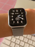 墨一 苹果手表表带磁吸 Apple Watch Series 8/9米兰尼斯钢带iwatch S7/6/5/4/SE代腕带金属表带 金属磁吸 -星光银【38/40/41mm】 实拍图