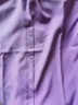 元乐申雪纺短袖衬衫女夏季薄款新款高级感法式V领中袖上衣 紫色 6188 3XL 建议140-155斤 实拍图