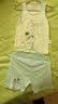 小青龙 儿童睡衣夏季纯棉男女宝宝薄款打底背心内衣套装家居空调服 蓝狗狗 90 (建议80-90cm) 实拍图
