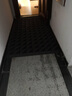 奢帝室外地垫进门垫酒店大门口入户外拼接防滑脚垫台阶塑料防水防晒 单刷灰色（实心加粗加密） 120*240CM（四周含边+送安装锤） 实拍图