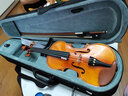克莉丝蒂娜（Christina）小提琴专业考级演奏儿童初学者手工成人学生小提琴送琴盒琴弦肩托 V04新款亮光 1/4身高120cm以上 实拍图