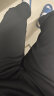 主意范（ZHUYIFAN）胖子大码230斤裤子男直筒夏季薄款工装裤潮牌大码直筒阔腿休闲裤 A001-K1050黑色 4XL  190-205斤可穿 实拍图