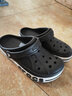 CROCS卡骆驰贝雅卡骆班儿童洞洞鞋沙滩凉鞋男童女童拖鞋/207018/207019 黑色-001 33 (200mm) 实拍图