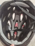 奥塞奇（osagie）op3自行车头盔带风镜镜片眼镜一体成型儿童成人男女通用山地单车户外骑行运动安全帽黑白色 实拍图