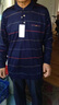 啄木鸟长袖T恤男 春夏爸爸中年男士上衣服翻领打底衫中老年人男装爷爷 K23哈青 XL /175 实拍图
