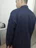 王泽永乐 工作服套装男女劳保服春秋季工装上衣夏季短袖工地车间工装定制 无反光条藏蓝色 春秋长袖套装 175/XL 实拍图