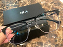 海澜之家（HLA）配眼镜防蓝光近视眼镜 半框钛架可配度数变色镜片男女开学 实拍图