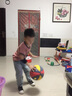 鸿克5号儿童篮球小学生幼儿园室外青少年软皮水泥地耐磨比赛蓝球 5号红蓝黄（配气筒气针网兜+教学视频） 实拍图