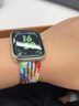 BHO【热销5万+】适用苹果手表表带apple iwatch s10/s11表带s9/se3/2单圈编织表带s8/7尼龙女士男生款 彩虹版色（白色连接器） 44/45/46表盘M码【腕围174-185 实拍图