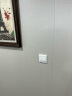 HESUNSE【已对码】河森智能无线遥控开关面板免布线220v电灯楼梯家用双控 二开套装 白色 实拍图