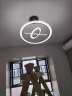 VVS中山智能客厅吊灯创意艺术个性餐厅灯后现代书房圆环简约吧台灯饰 【两圈】60+40cm 智能调光 实拍图