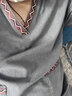 婵依悦沐2025年新款贡麻汗蒸服女情侣大码男款桑拿服足疗店洗浴按摩浴衣服 灰色男【纯棉贡麻】 2XL 实拍图