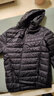 啄木鸟羽绒服男轻薄款秋冬季新款冬装男士外套男纯色大码上衣服男装袄子 1800黑色【连帽款】 M 165 实拍图