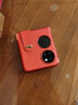 皇上请进 适用华为p50 pocket手机壳 折叠屏手机pocke 2保护套超薄pockets真皮支架全包防摔男女外壳 P50 pocket /PocketS【瑞红色】 实拍图