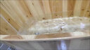 倾山空 木桶浴桶泡澡桶浴i盆实木沐浴桶成人木制木浴i缸小户型浴室圆形 原木色100长(无盖) 实拍图