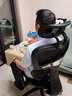 达宝利青少年学习椅初高中学生写字椅 人体工学椅学习久坐不累椅子宿舍 海绵坐垫黑色含脚托 实拍图