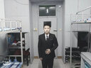 绅朗格西服套装男学生修身商务西装男职业正装小西服新郎伴郎结婚礼服外 藏青色一扣【西服+西裤+衬衫】 2XL 【126-140斤】+礼品 实拍图