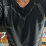 艾伦伯顿（Alen Botun）运动套装男健身服速干冰丝休闲短袖夏季宽松薄款训练篮球跑步服 科幻套装+灰黑套装 3XL(190-220)斤 实拍图