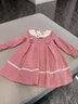 安妮优儿（Anneyol）女童连衣裙秋季2025新款秋装小女孩秋冬裙子儿童洋气女童装公主裙 粉色 110 实拍图