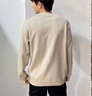 GENIOLAMODE毛衣男士冬季保暖圆领打底内穿长袖毛线针织衫男生衣服 卡其 M 实拍图