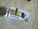 宜加美（YIJIAMEI）玻璃杯便携旅行杯透明带盖茶杯运动水杯 B94 双层黑色 400毫升 实拍图