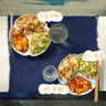 富羽莱（fuyulai）竹节棉麻布料纯色民族风朴素服装面料中国风绉褶皱面料亚麻布夏季 藏蓝(半米价) 实拍图