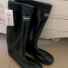 回力雨鞋男士款时尚雨靴户外防水不易滑耐磨HL8075高筒黑色40码 晒单实拍图