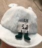 贝娜茜婴儿帽子秋冬季男宝宝帽子春秋薄款防晒遮阳女盆帽渔夫帽可调初生 实拍图