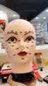 卡美丝美容院练习手法假人头模型面部洗脸模特头穴位按摩美容公仔光头女 有妆硬质（全脸贴穴位+图 实拍图