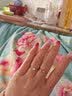 周六福18k金钻石戒指女誓爱求婚钻戒KGDB021074约8分 10号生日礼物 实拍图
